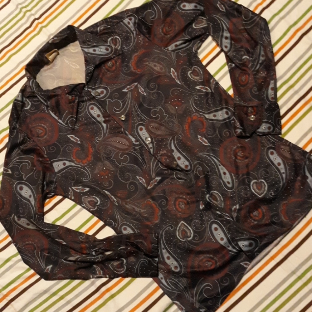 VTG Stuart Mann Sz med. Button down